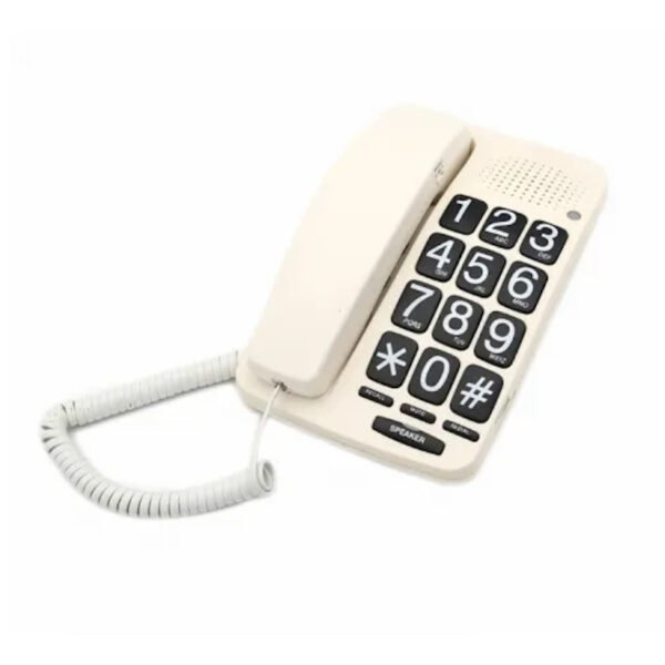 Téléphone BIG BUTTON PA015 Blanc