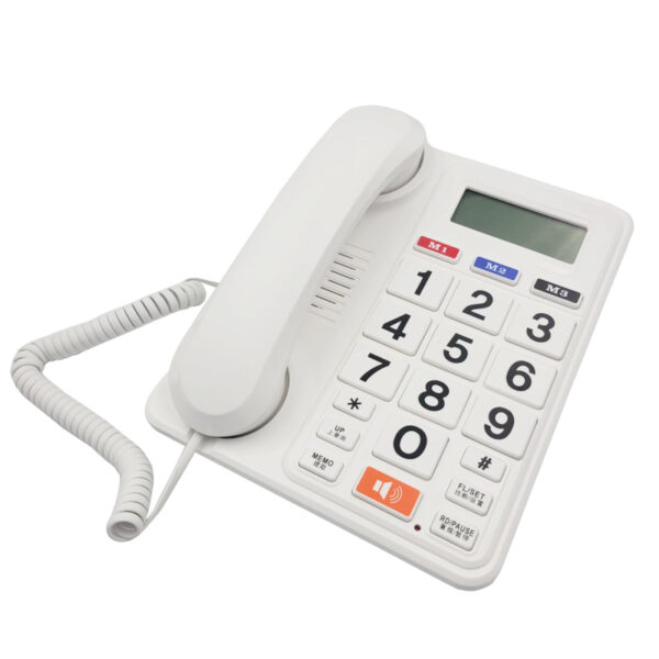 Téléphone BIG BUTTON PA033 Blanc